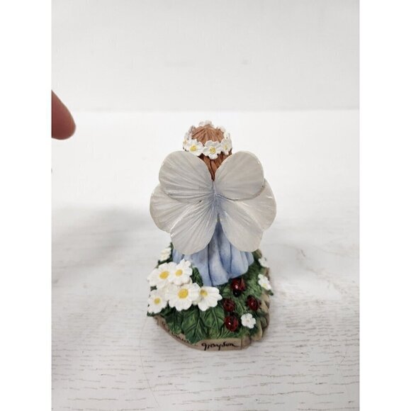Vintage 1995 Linda Grayson Collection Daisy Angel Figurine Flutter Blossom - Picture 5 of 9